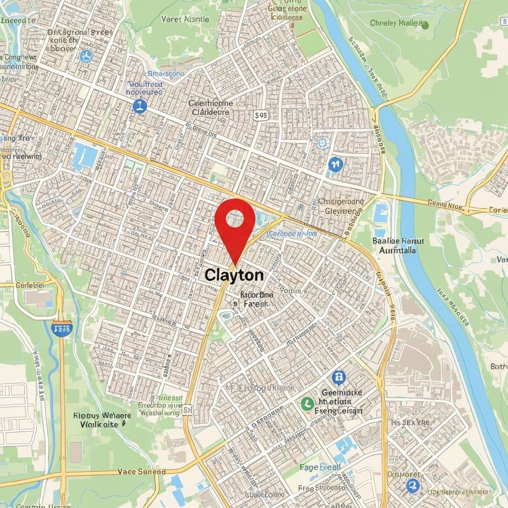 Map showing Australia location